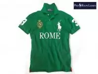 polo tee shirt  hommes femmes nom de la ville rome